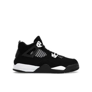 Jordan Kid's 4 Retro White Thunder Basketball Shoes, from StockX