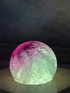 Watermelon Fluorite Sphere - Crystal for Energy Healing