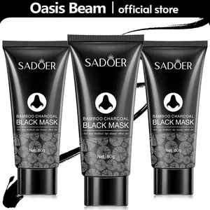 【BUY 1 GET 2 FREE】Bamboo Charcoal Black Head Remover Cream Blackheads Mask, Nose Pores Purifying Peel Off Mask，Blackheads Removing Cream Peel Off Mask