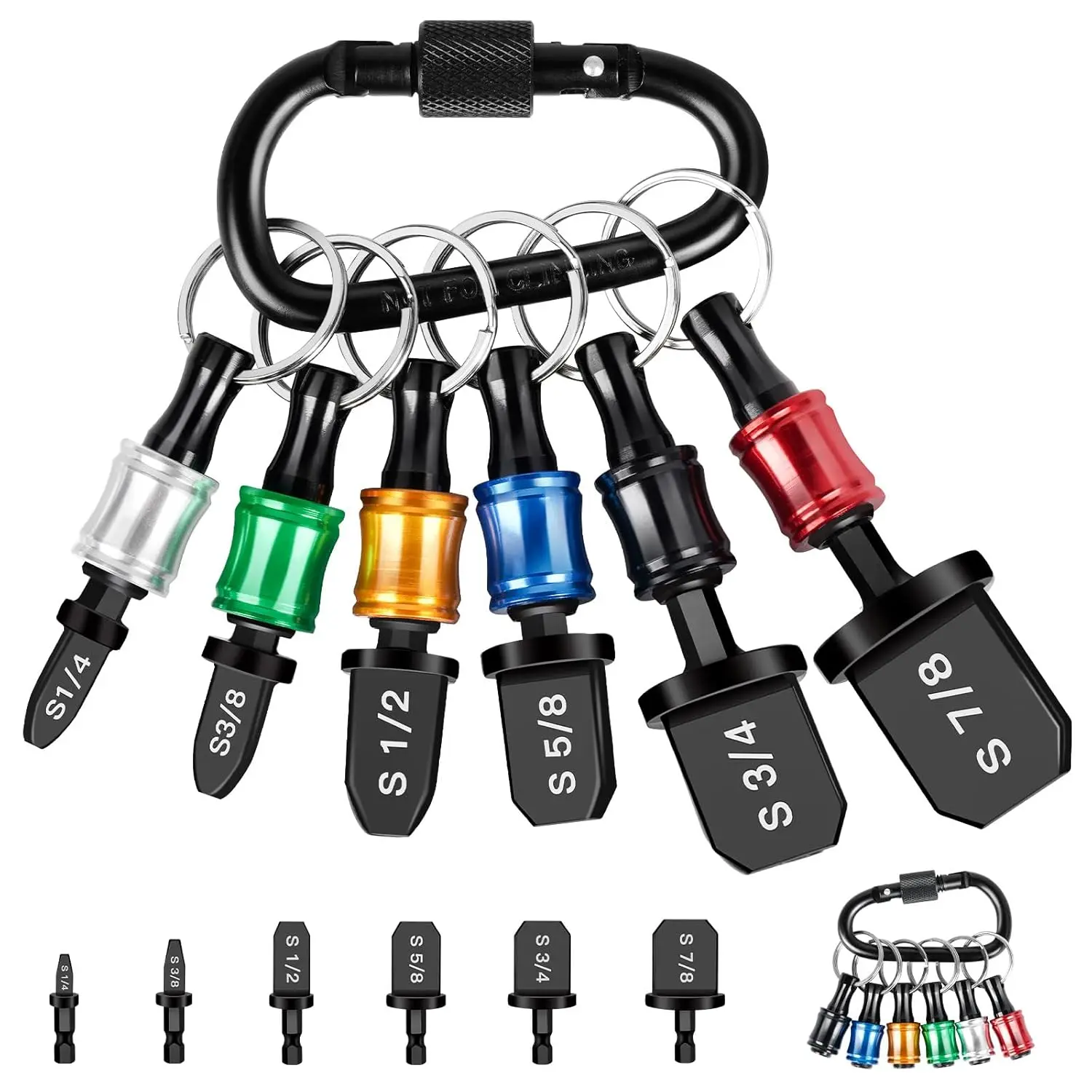 GJANSH Swaging Tool Drill Bit Set, HVAC Repairing Set Air Conditioner Copper Pipe Reamer, Manual Pipe Swage Tool Drill Bit Soft Copper tubing 1/4''， 3/8''，1/2''， 5/8''，3/4''，7/8'' Bits Set, TikTokShopBlackFriday