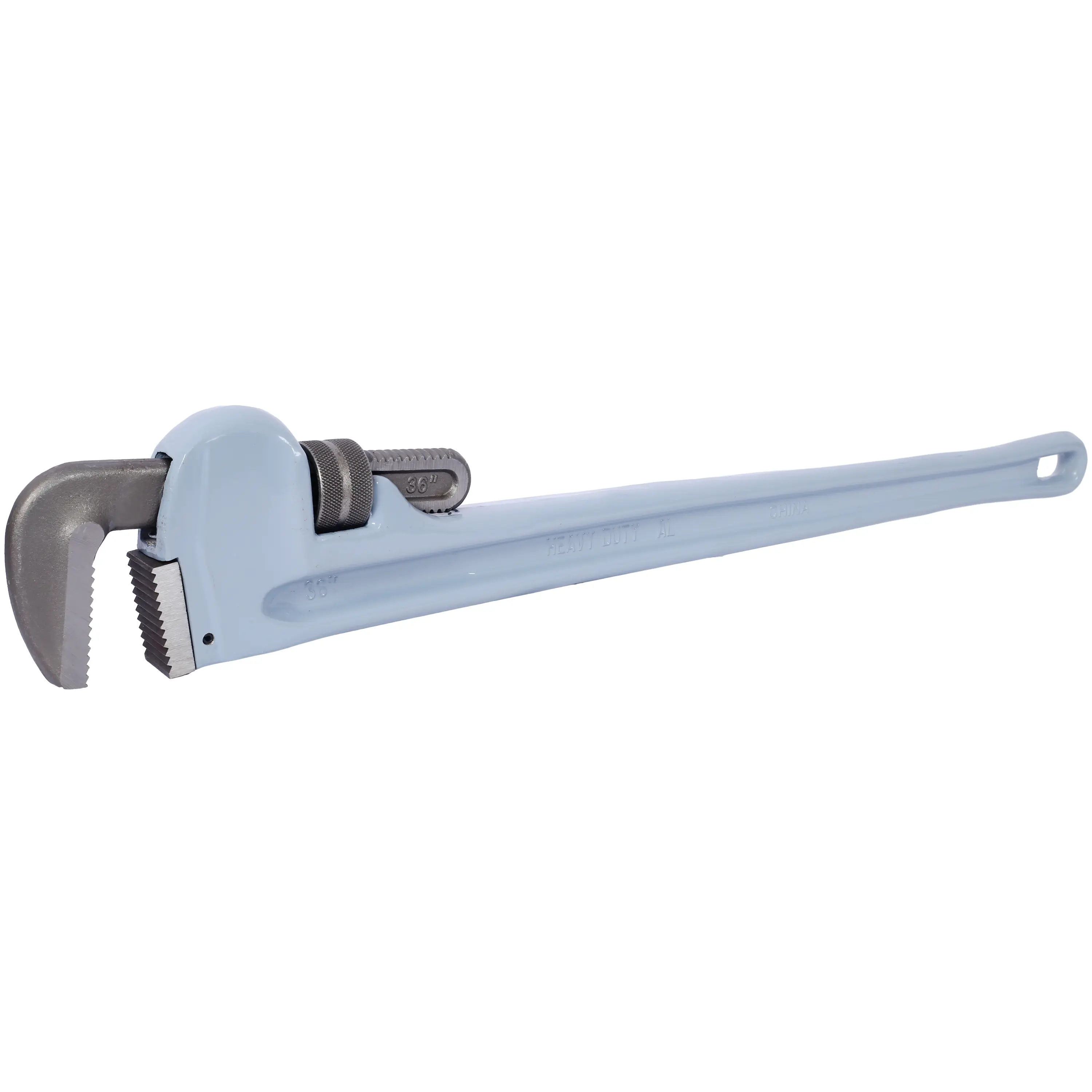 Hardware 36 inch Pipe Wrench Aluminum Straight Pipe Wrench Heavy Duty 36-Inch Plumbers Wrench,Easy to Carry, Hangable Design, for Water Pipes, Automotive Repairs