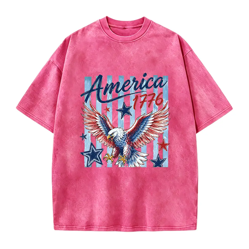 USA Bald Eagle Shirt American Flag Eagle T-Shirt Vintage Independence Day Shirt USA Flag Tee 4th of July Shirt Patriotic Gift
