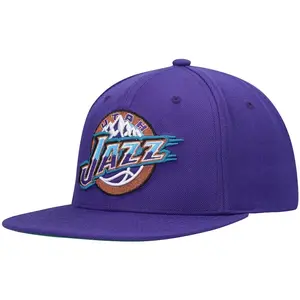 Mitchell & Ness Purple NBA Utah Jazz Team Ground 2.0 HWC Snapback