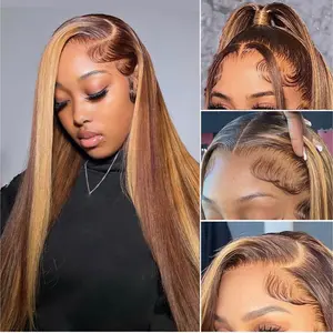 Highlight lace wig