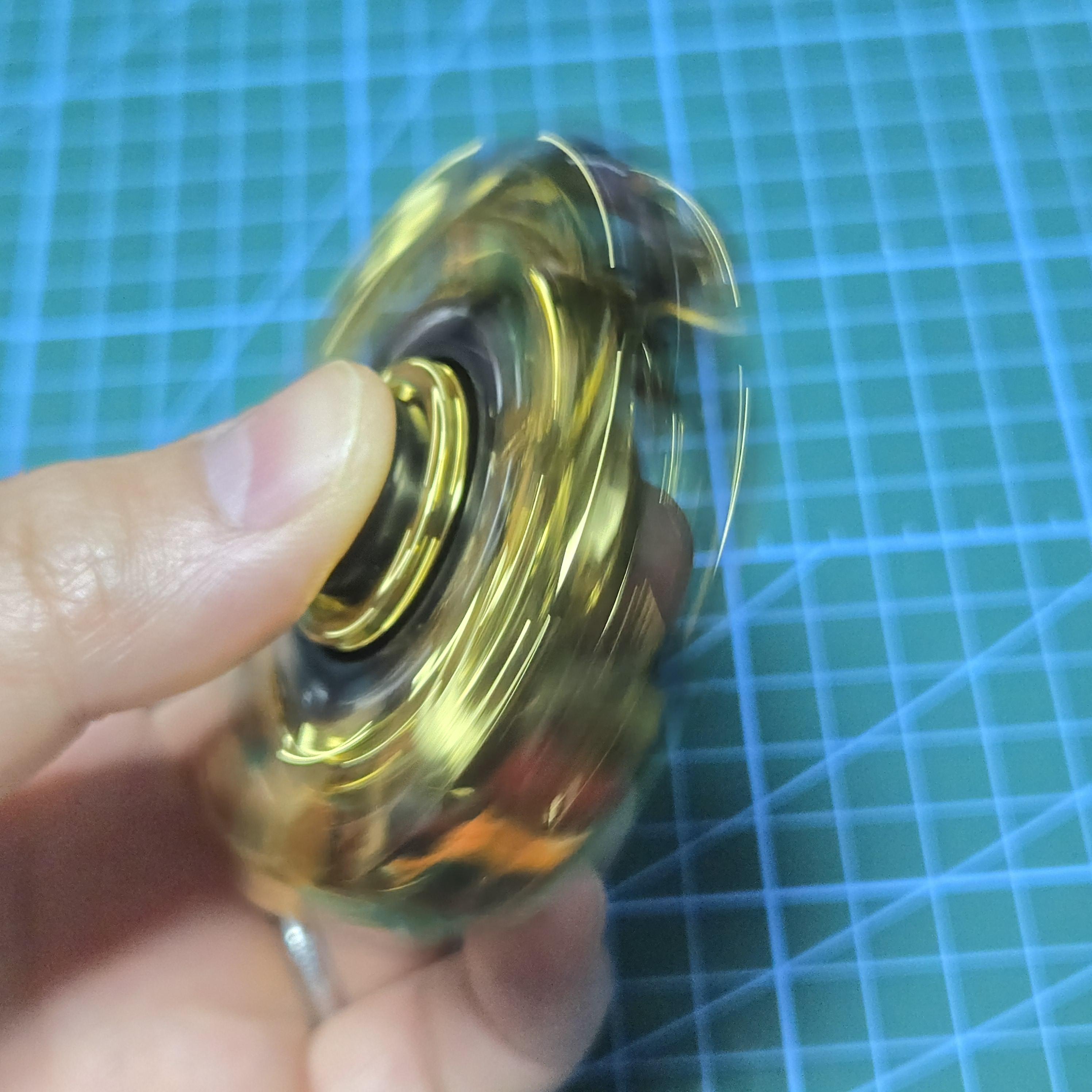 Deformable Fidget Spinner | Long Spin Time | Stress Relief & Hand Muscle Coordination