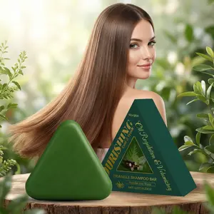 Hoegoa Natural Herbal Shampoo Soap | Scalp Nourishing & Gentle Deep Cleansing | Oil Control Refreshing Cooling | Smooth Shiny Frizz-Free Hair | Non-Greasy Daily Hair Care Bar for All Hair Types