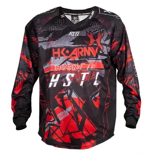 Youth  HSTL® Line Jersey - Lava - Red/Black
