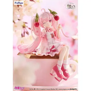 FuRyu: Hatsune Miku (Sakura Miku 2025 Wink) Noodle Stopper Figure