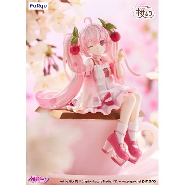 FuRyu: Hatsune Miku (Sakura Miku 2025 Wink) Noodle Stopper Figure