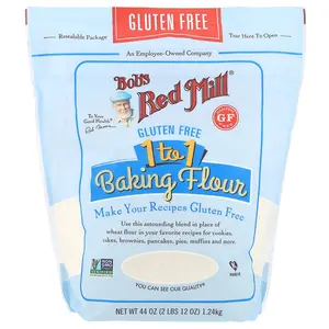 Bob's Red Mill Gluten Free 1 to 1 Baking Flour, 44 oz (1.24 kg)