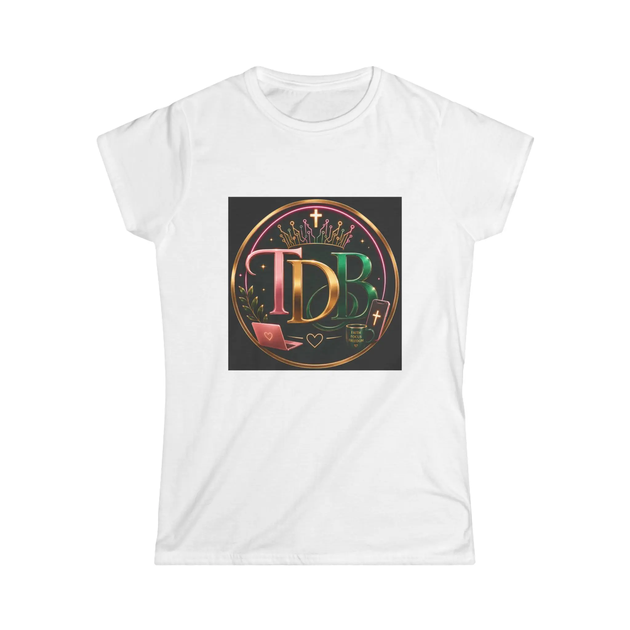 Blank White Tee | Women's T-Shirt, Crew Neck, Plain Shirt