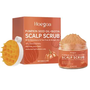 Hoegoa Scalp Nourishing Scrub, Gentle Cleansing Exfoliating Care, Softening Moisturizing Refreshing Scrub for Hair Care Routine, Haircare with Biotin