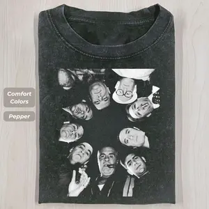 The Sopranos Family Shirt, Classic Mobster TV Show Tee, Tony Soprano and Crew Graphic T-shirt, Vintage Mafia Style, Comfort Shirt, Gift for Men, Gift for Women, Crew Neck T-shirt, Trending T-shirt