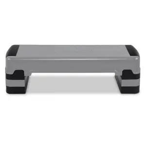 35 Inch Aerobic Cardio Adjustable Exercise Stepper With Risers