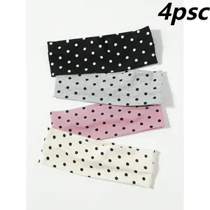 Polka Dot Pattern Hair Bands Casual Simple Hair Accessories For Women And Girls Minimalist Headwear Suitable For Thick Hair
