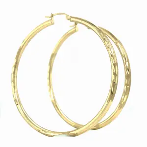 Italian Gold Hoop Earrings