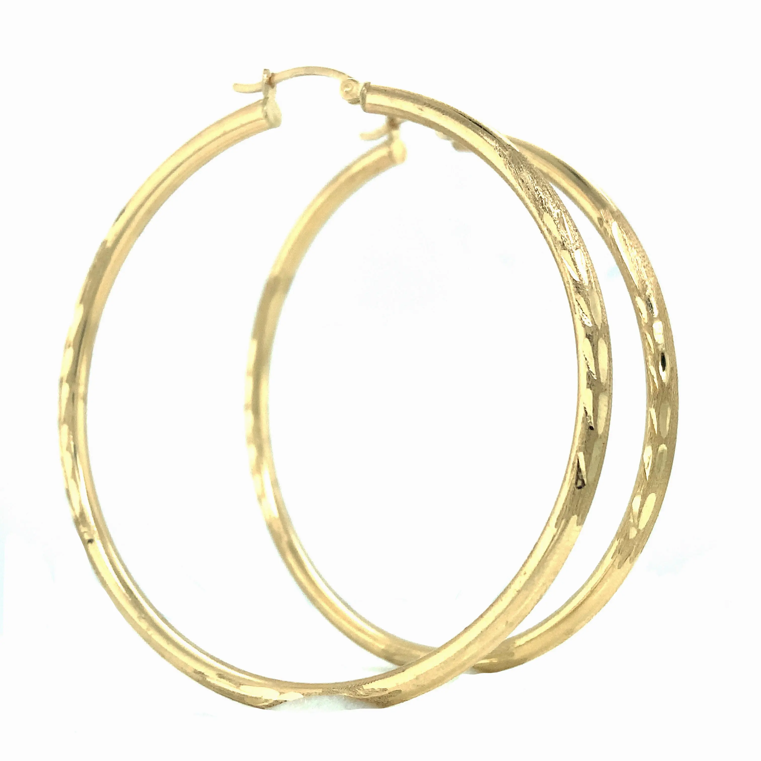 Italian Gold Hoop Earrings