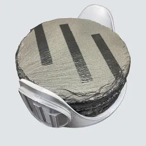 Viltrumite Empire Engraved Slate Coaster Set with Custom Holder - 5 High-Quality Slate Coasters with 3D Printed Custom Holder - Inspired by Invincible