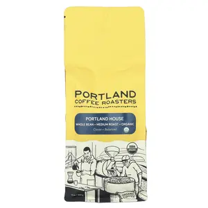 Portland Coffee Roasters Organic Coffee, Whole Bean, Medium Roast, Portland House, 12 oz (340 g)