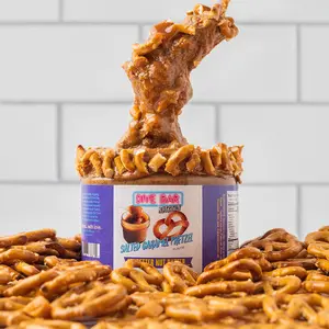 Dive Bar Nutrition's "Salted Caramel Pretzel" Protein Nut Butter Creamy Caramel Snack
