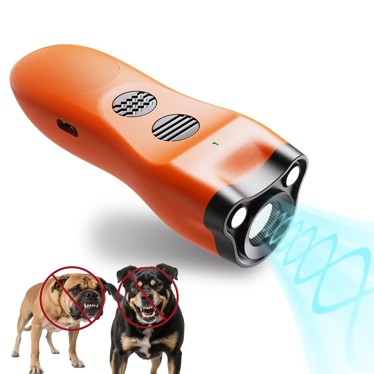 PetSafe Ultrasonic Dog Training No Bark Device - Rechargeable Anti-Bark Silencer, 30ft Range, LED Flashlight