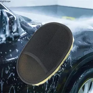 5/10 Pack Microfiber Wool Car Wash Gloves, Soft Non-Scratch Polishing Mitts, Eco-Friendly Automotive Cleaning Tools
