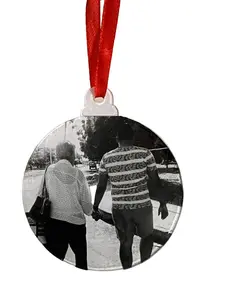 Personalized Encapsulated Moments Christmas Ornaments Photo