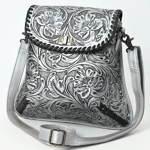American Darling Hand-Tooled Leather Crossbody Bag