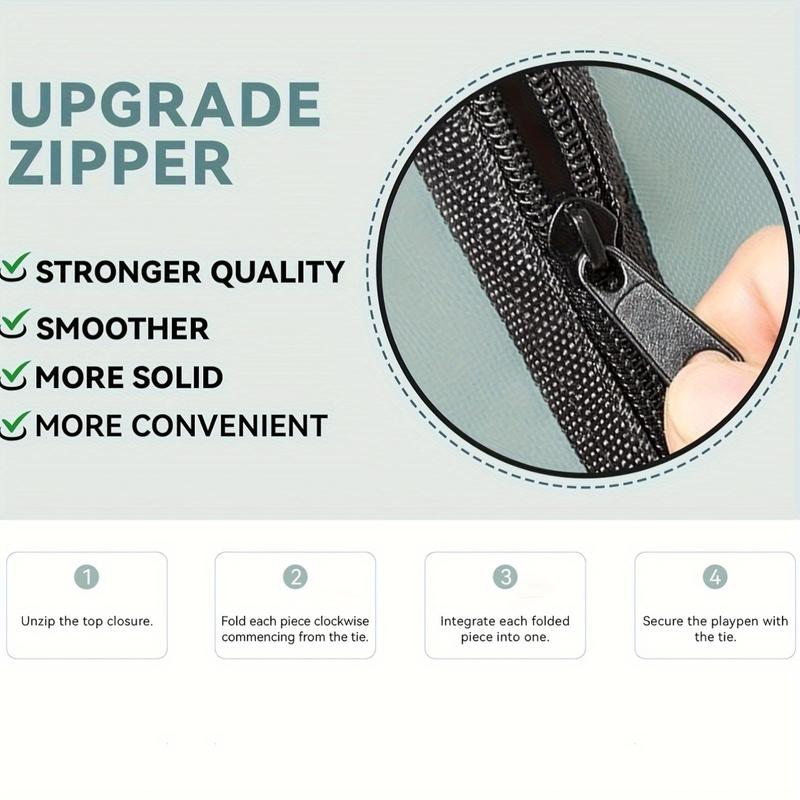 Foldable Pet Playpen for Dogs and Cats – Portable Octagon with Removable Zipper, Indoor/Outdoor Use