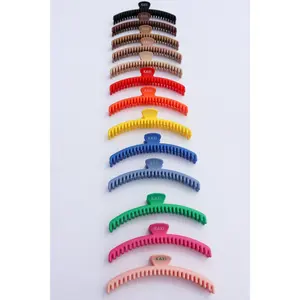 Matte Original Hold Everything Claw Barrettes for Ponytail Red Hair Accessory