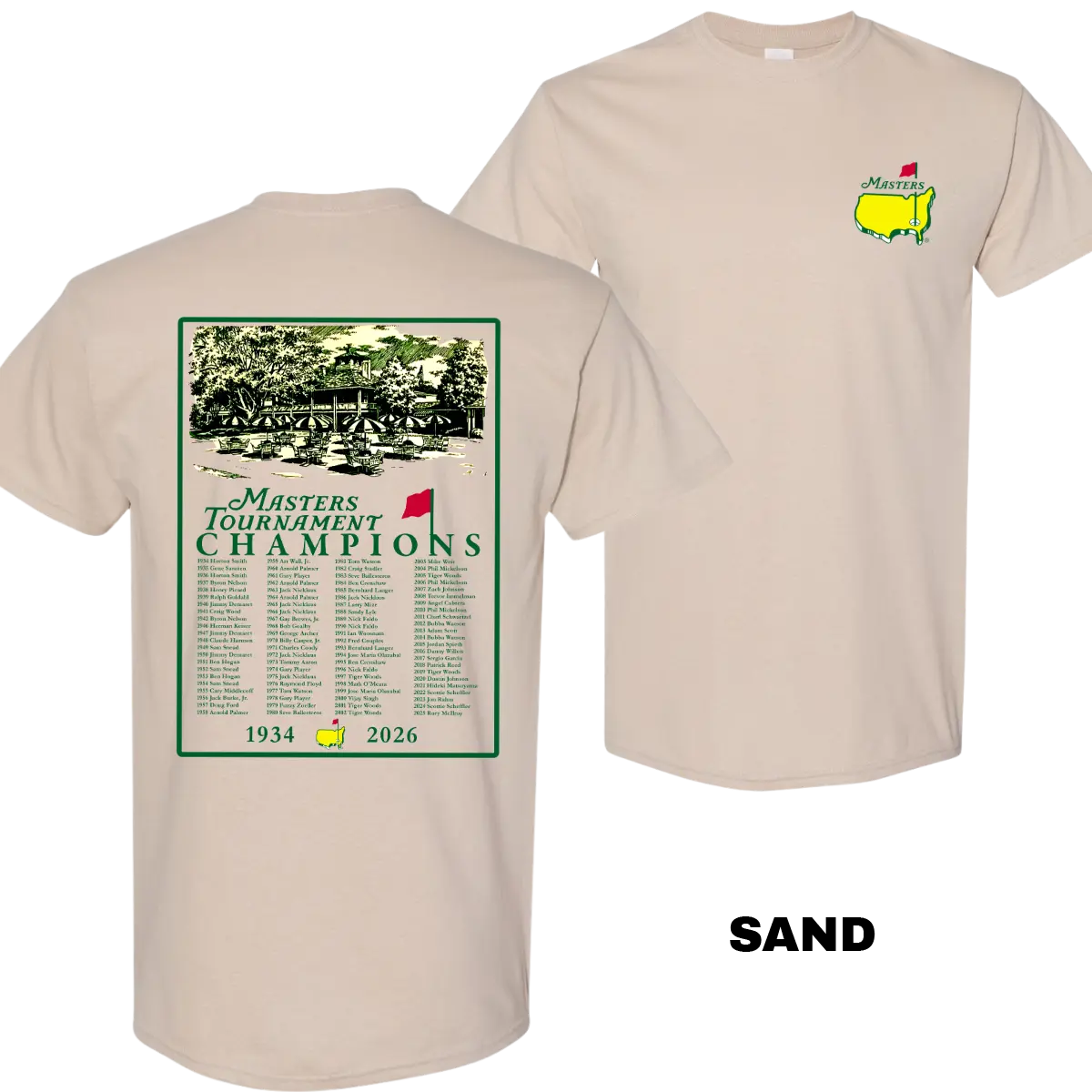Masters green golf t shirt - TikTok Shop