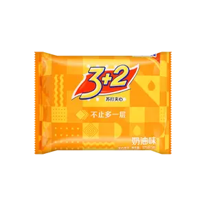 Master Kong 3+2 Cream Sandwich Biscuits, 375g Pack - Delicious Snack for Kids & Adults