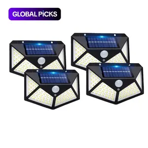 100LED Solar Smart Light with Motion Sensor - IP44 Wall Sconce, Touch Control, Waterproof Outdoor Lights, Outdoor Lighting, Patio Lighting, Easy Installation, No Wiring Required, High Quality Solar Rechargeable Lighting, Outdoor Solar Lights #GLOBAL PICKS