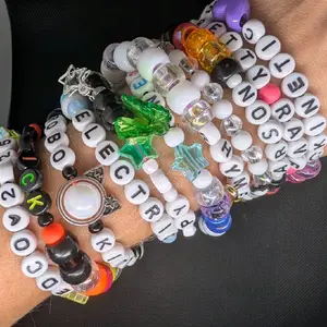 EDC Orlando Themed Kandi Pack - Last Minute Kandi Bundles with 10 Assorted EDCO Bracelets for Festivals
