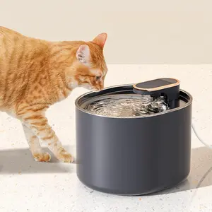 3L Cat Water Fountain, Large Capacity  Operated with Quiet Pump & Stainless Steel Tray, Easy to Clean BPA-Free Cat and Dog Fountain, Ideal Gift