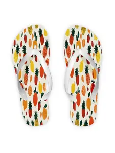 Women's Fashion Flip - Flops, Fruit - Patterned (Pineapple, Strawberry, Etc.), Multiple Colors & Sizes Available, Comfortable Summer Sandals, Casual Daily Wear, Lightweight & Stylish, Fresh Tropical Aesthetic, Women Shoes