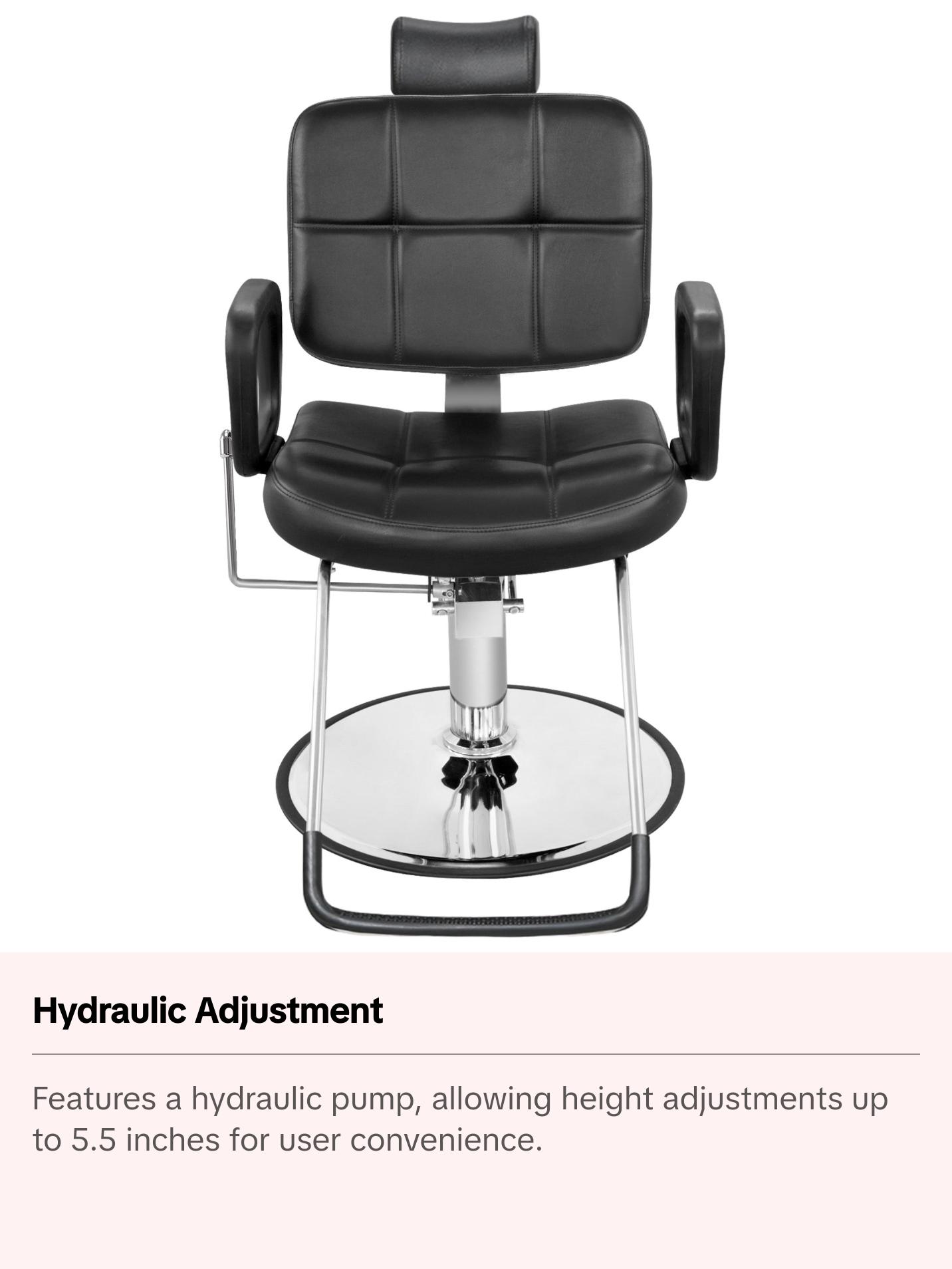 BarberPub All Purpose Hydraulic Barber Chair Salon Beauty Spa Chair Shampoo Recliner 2059
