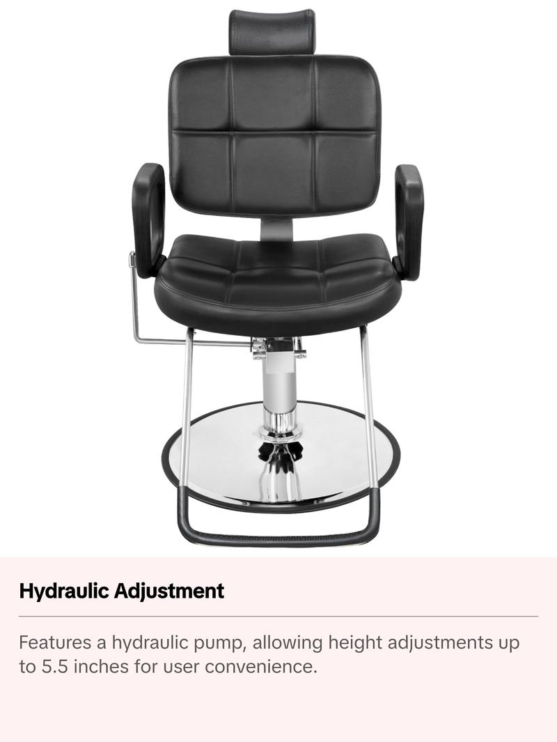 BarberPub All Purpose Hydraulic Barber Chair Salon Beauty Spa Chair Shampoo Recliner 2059
