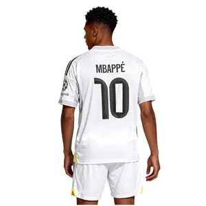 2526 Home White Short-Sleeve Jersey No. 10 Soccer Jersey