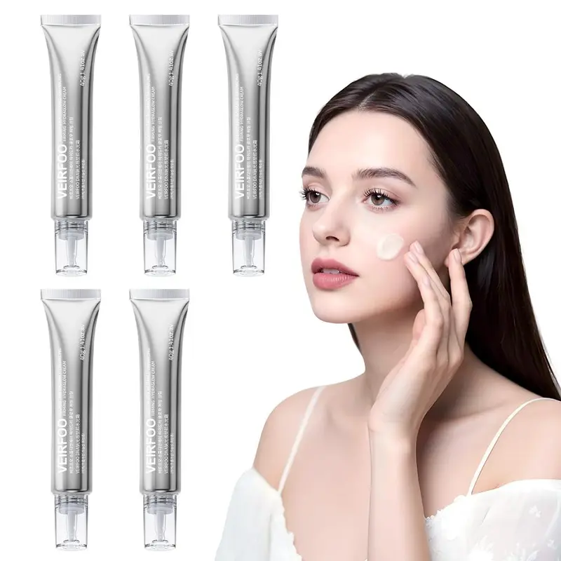 Korean Brand VEIRFOO PDRN GlassSkin Flash Cream 40g*5tubes, for Brightening Anti-Wrinkle Softens Fine Lines Dry Lines