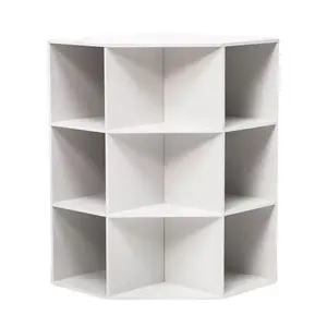 Corner Cube Bookshelf White - Room Essentials,white