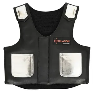 Hilason Kids Junior Youth Bull Riding Pro Rodeo Leather Protective Vest