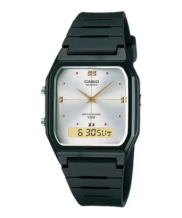 Casio Men’s Analog-Digital Dual Time Watch - AW-48HE-7AVDF