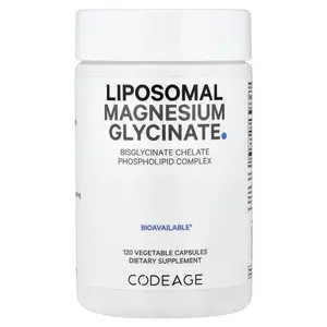 Codeage Liposomal Magnesium Glycinate, 120 Vegetable Capsules