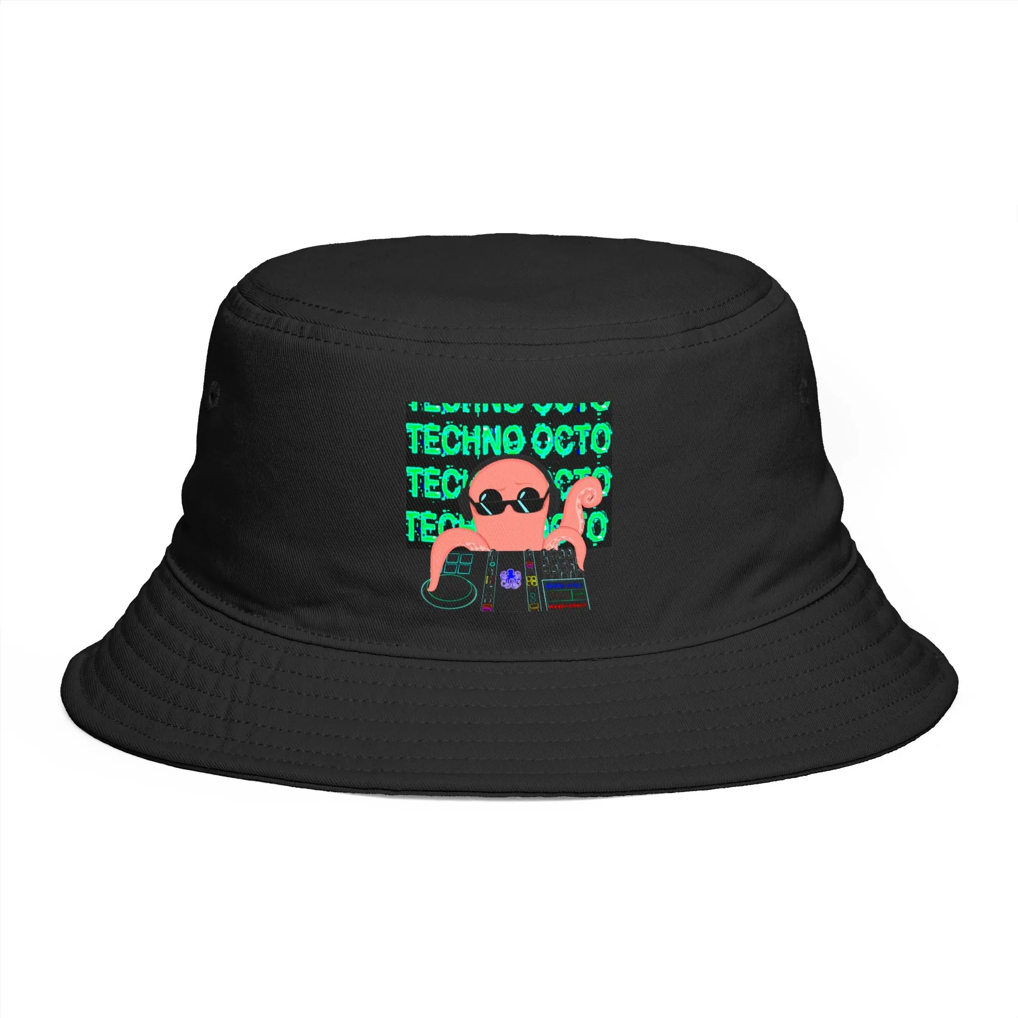 Techno Octo Bucket Hat | Octopus Revolution