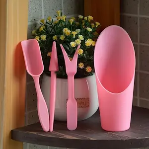 4pcs/set Plastic garden plant cultivation tool, succulent soil shovel, mini succulent planting tool