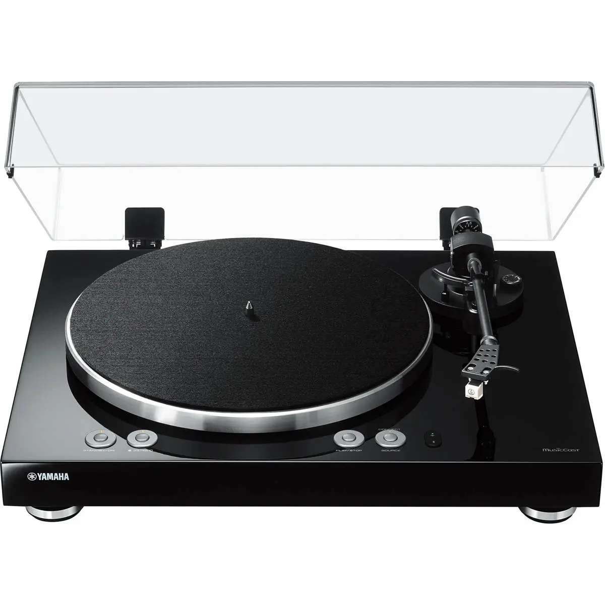 Yamaha TT-N503 MusicCast VINYL 500 Wi-Fi Turntable, Piano Black