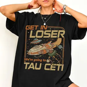 Comfort Colors®Project Hail Mary Get In Loser Tau Ceti Tee Rocky Eridian Shirt Andy Weir Book Fan Gift Sci-Fi Space Nerd Tee Bookish Graphic 9