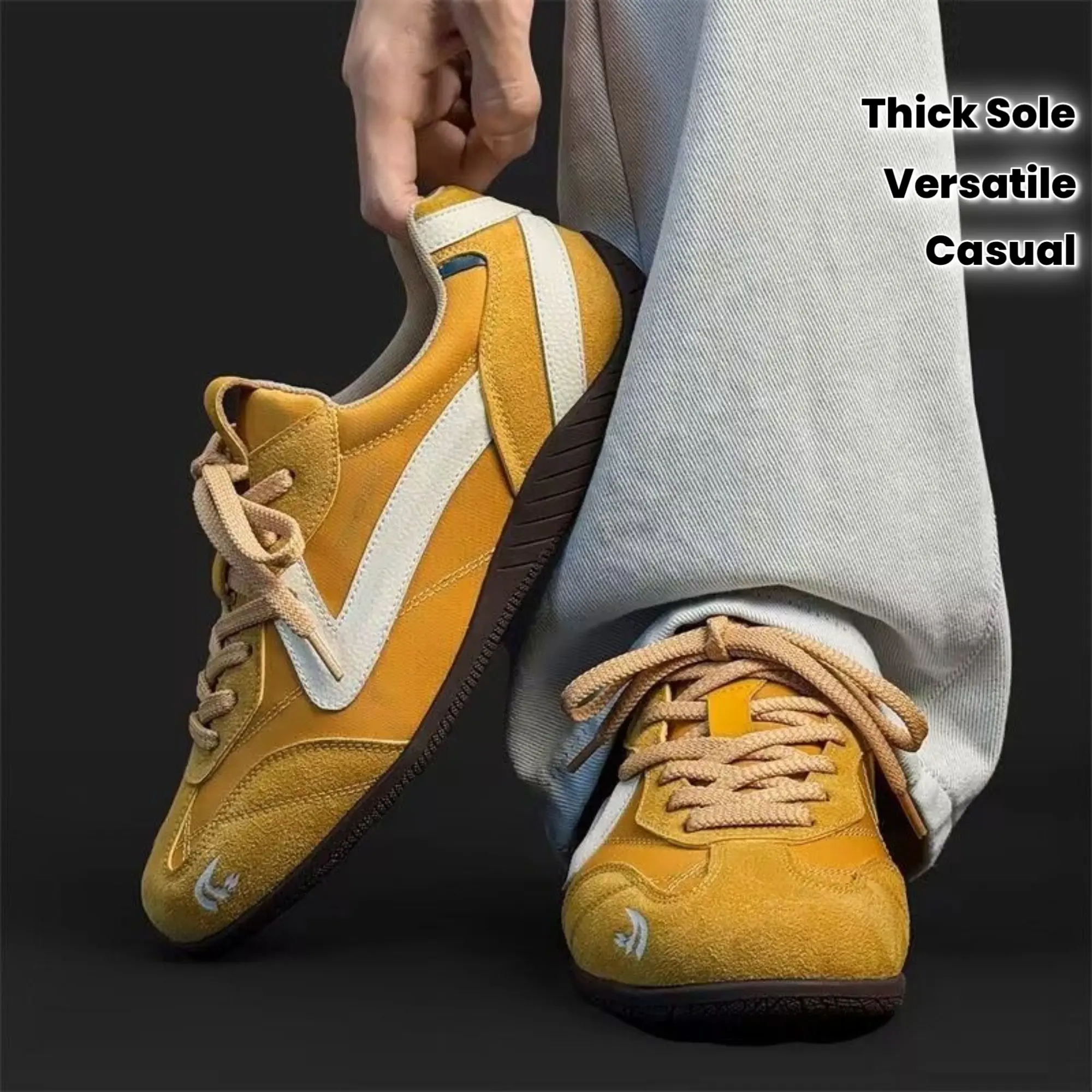 Retro-Style Women'S Running Sneakers with a Thick Sole, Designed to Elevate Height, Featuring Laces, Warmth, Shock Absorption, Suitable for Daily Sports And Casual Wear, Versatile Footwear for Women., Women Shoes