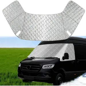 RV Windshield Cover Compatible with for Dodge or Mercedes Sprinter 2006-2018 RV Front Window Motorhome Cover Sunshade/Snow Cover (for Dodge or Mercedes Sprinter 2006-2018)